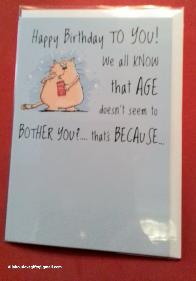 Humour Birthday Card 