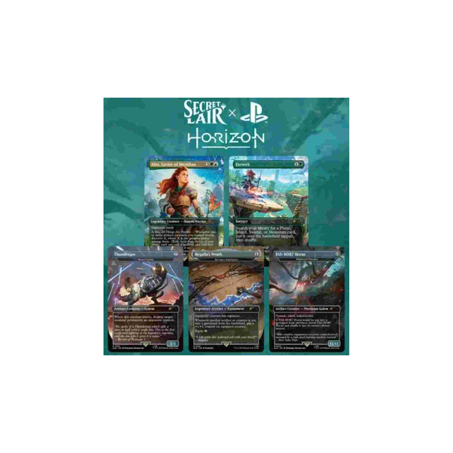 Playstation Secret Lair "Horizon Into the Forbidden West" NON FOIL - Magic the Gathering   