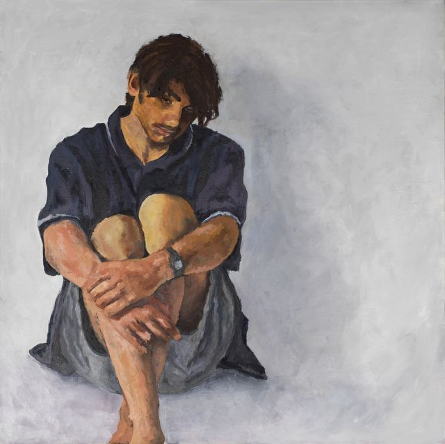 Zac - print of oil painting by Madison Mitchell