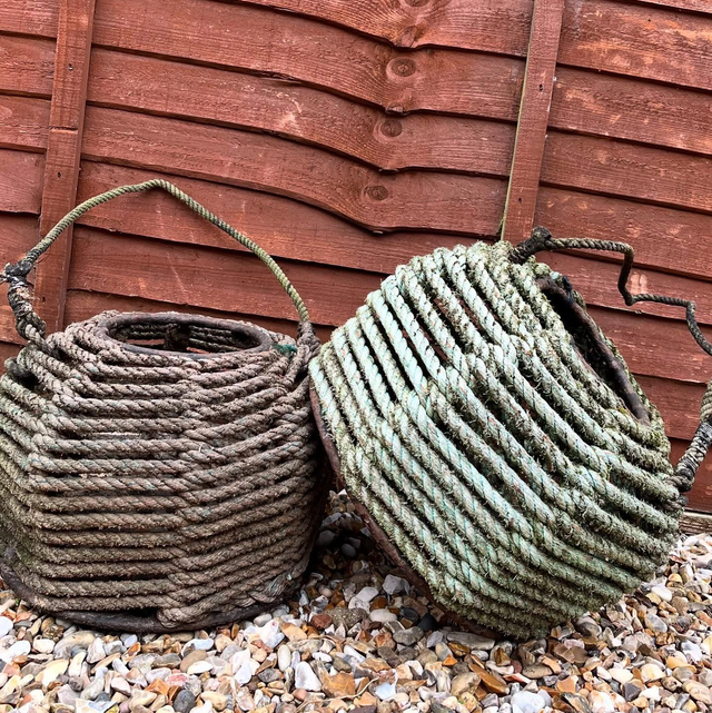 Two Large Vintage Whelk Pots