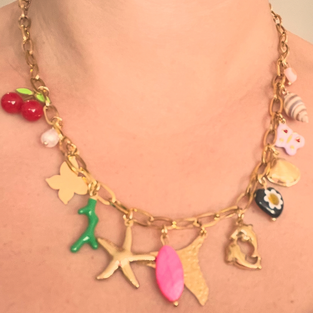 Collier charms  été 