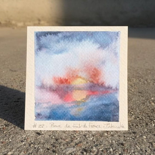 Aquarelle mini - Madinina sunset 