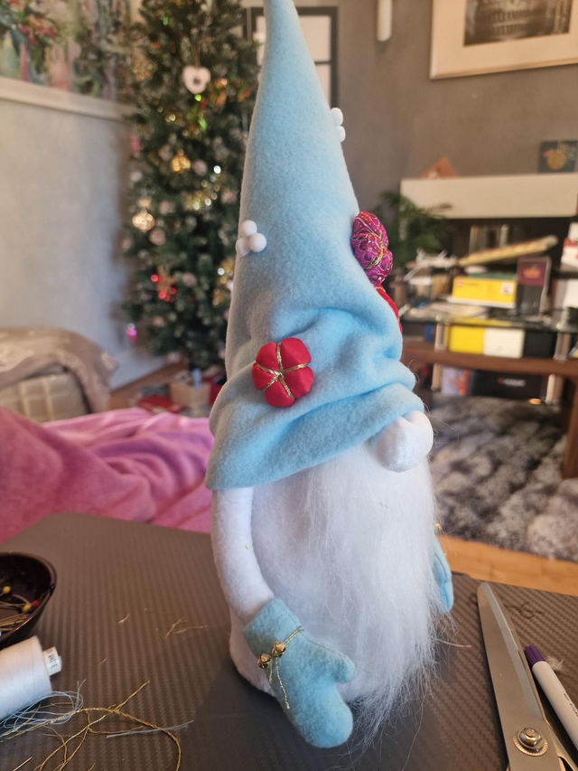Handmade Christmas Gnome Ornament