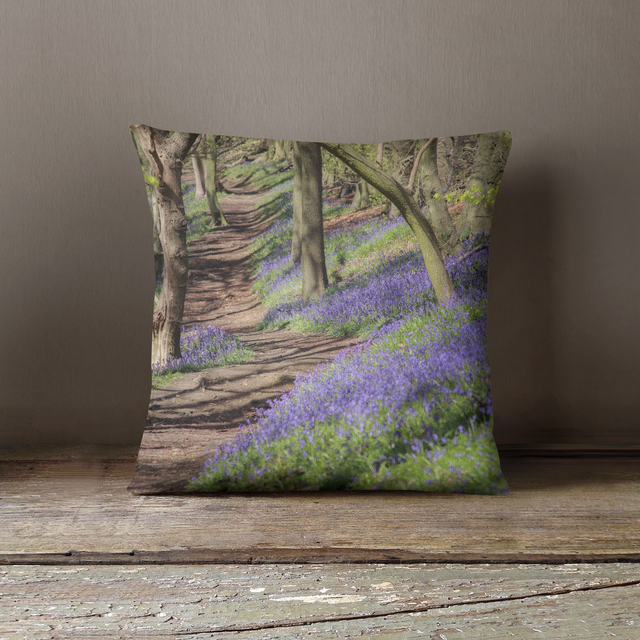 “Bluebell Woodland” Cushion 