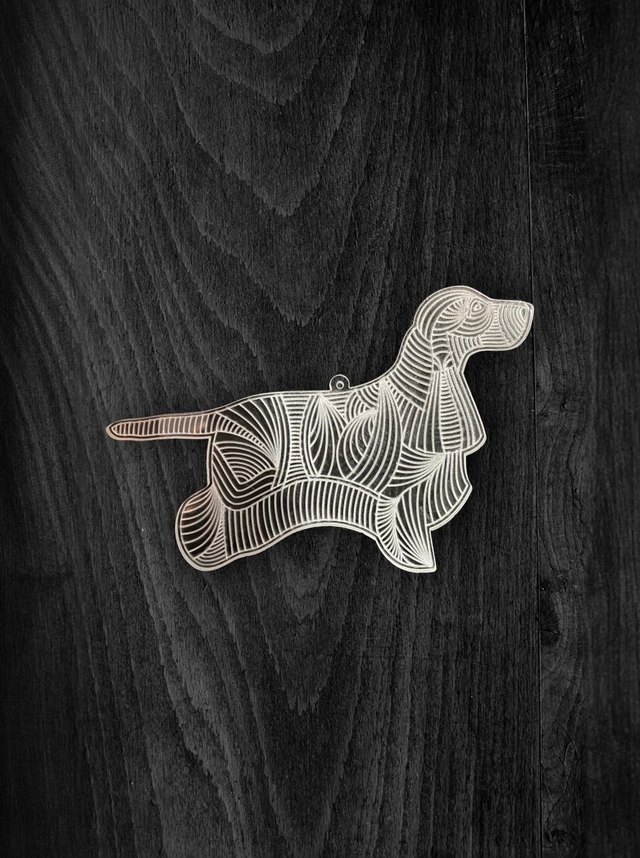 Acryl - English Cocker Clear