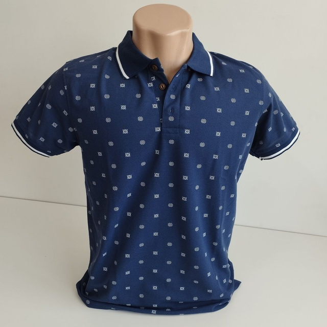 Camisa Polo Premium Code Blue Marino