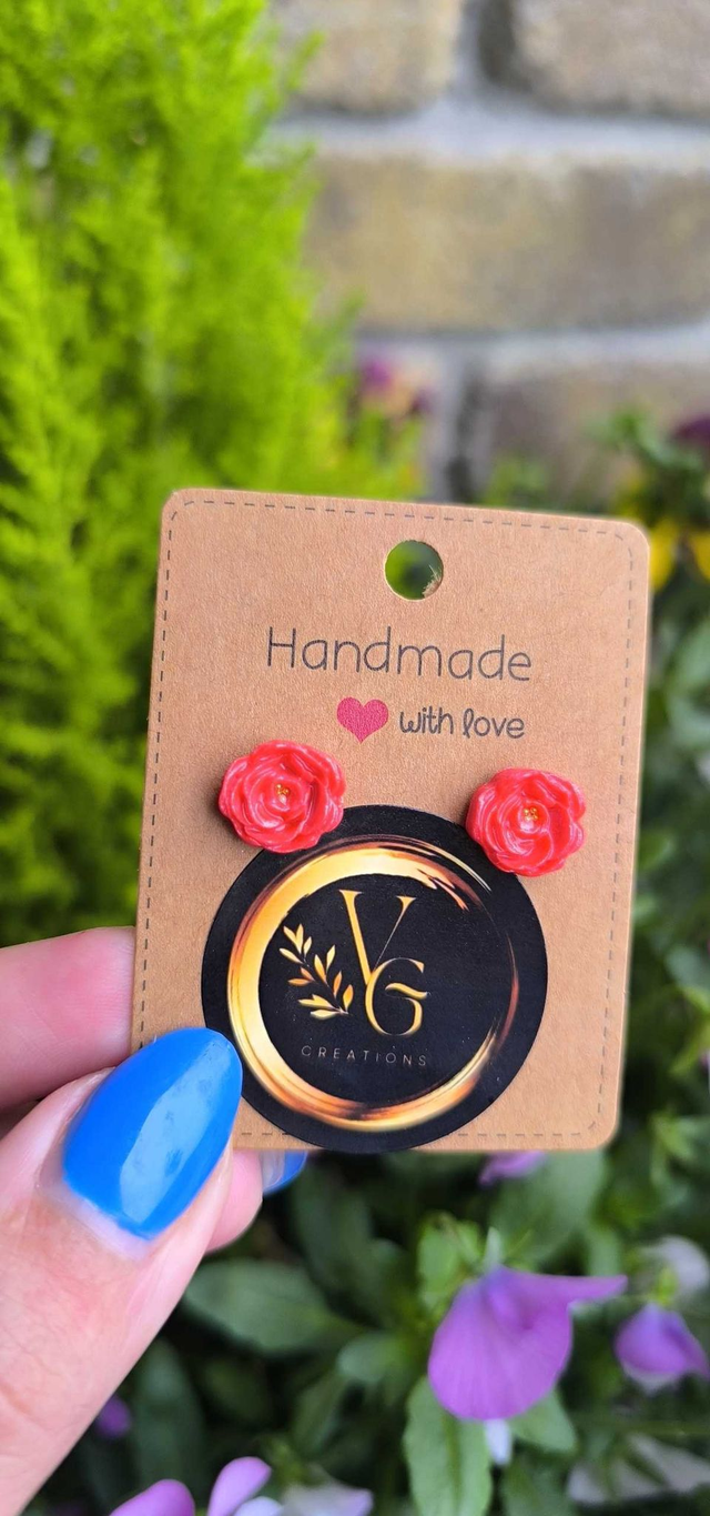 Rosella Bloom Stud Earrings (small)