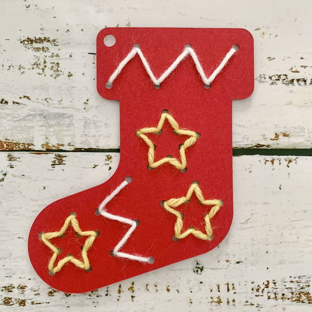 Kids Craft Box: Learn to Sew Christmas Decorations