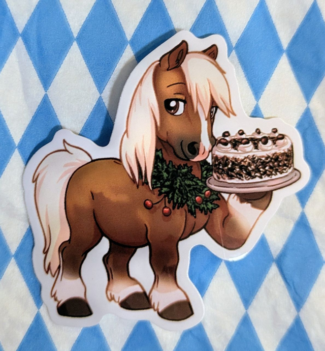 Black Forest horse sticker