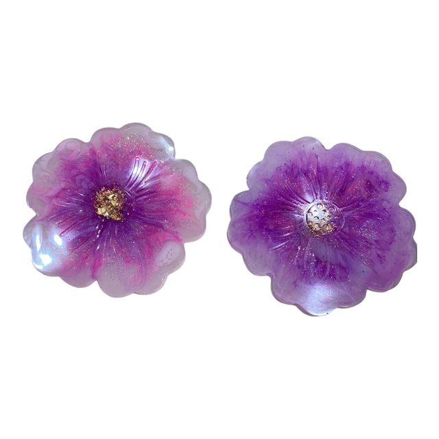 Lot de 2 sous-verres en résine