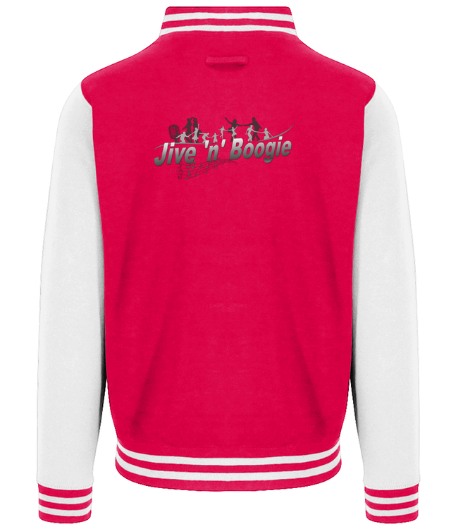 Jive n Boogie Varsity Jacket  Red/White