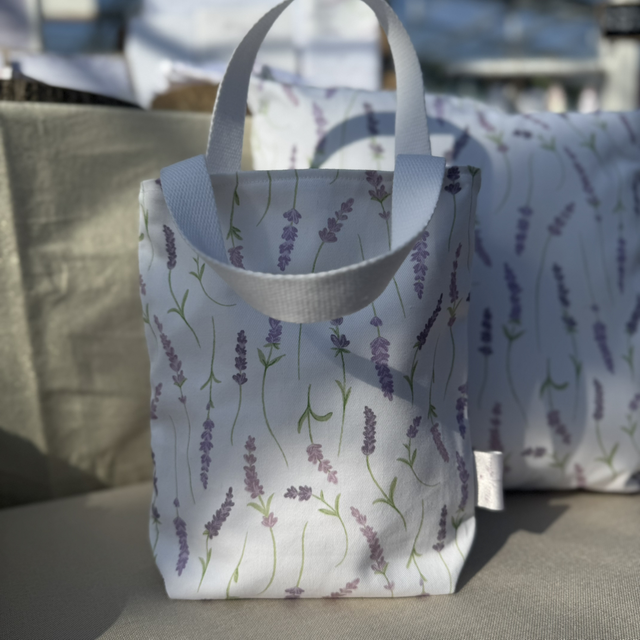 Lavender Breeze Mini Tote Bag 