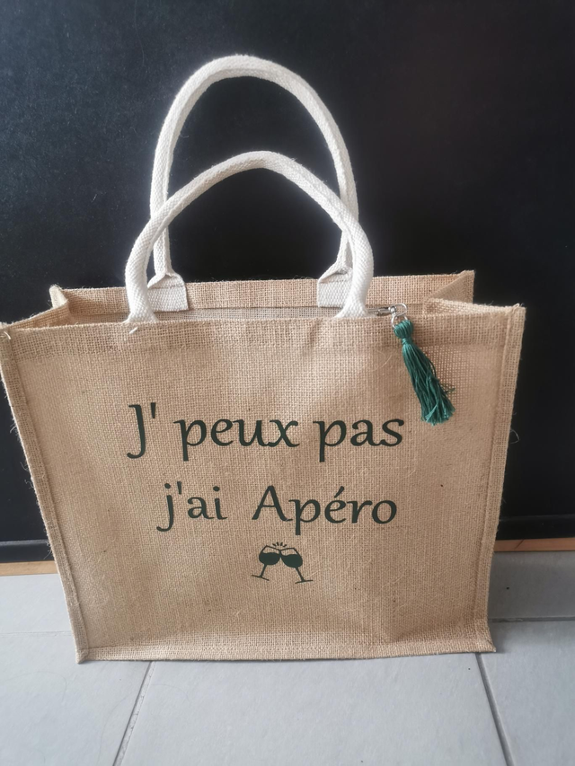 Sac cabas en toile de jute 