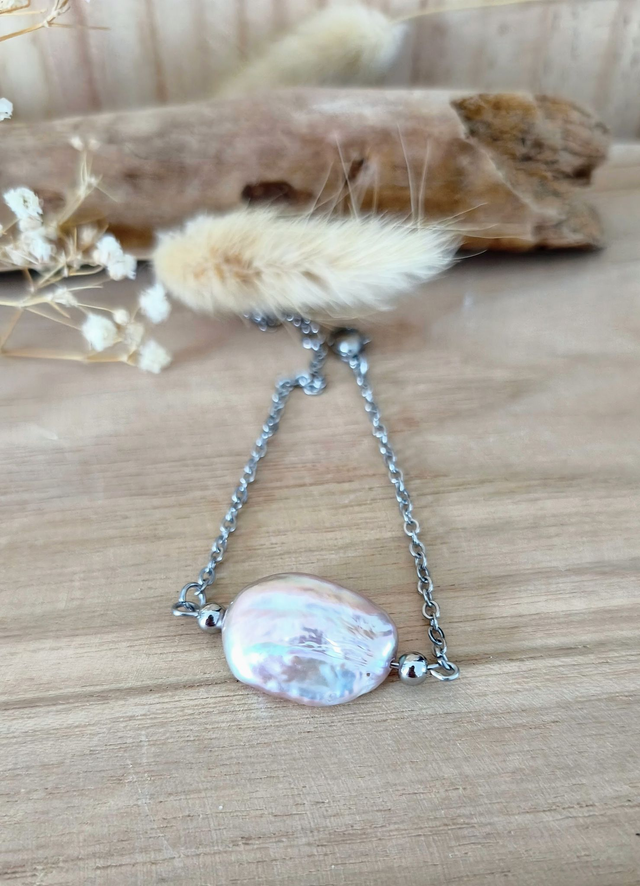 Bracelet Chaîne Perle d'eau douce