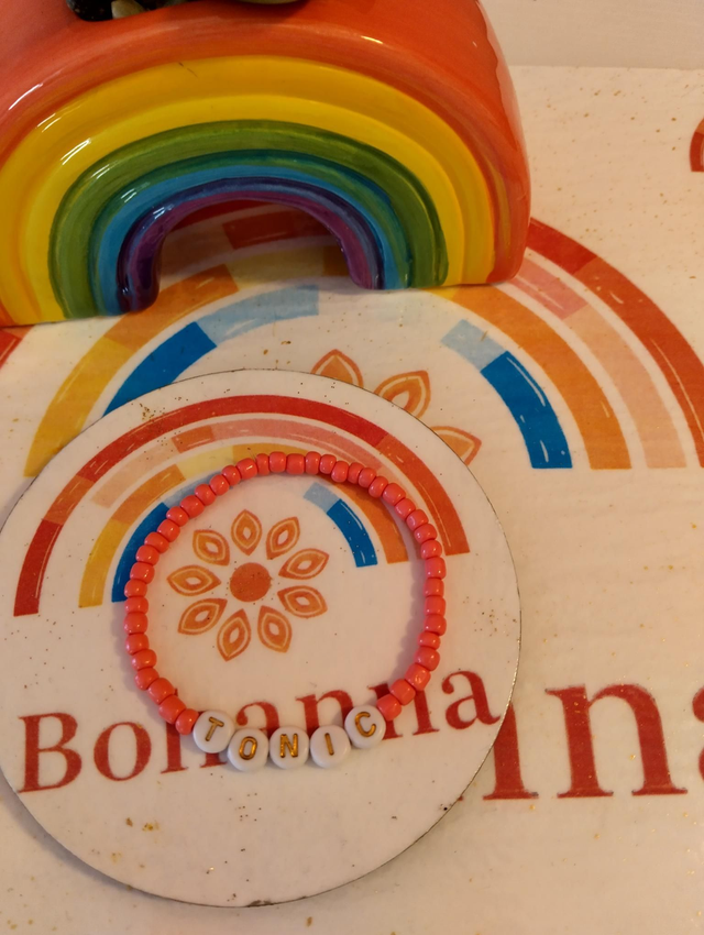 Festive words bracelets 