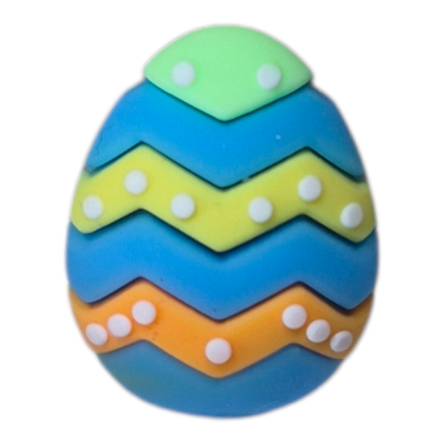 Easter Egg Blue Zig Zag Arrow Topper