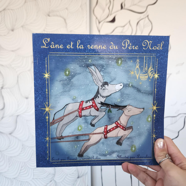 L'âne et la renne du Père Noël 