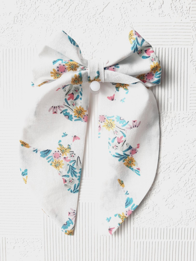 Barrette noeud &quot;Pâques&quot;