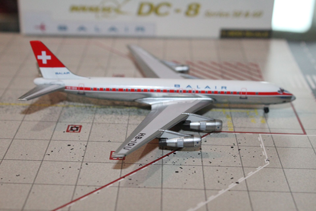 Balair DC-8-55 (HB-IDU), 1:400