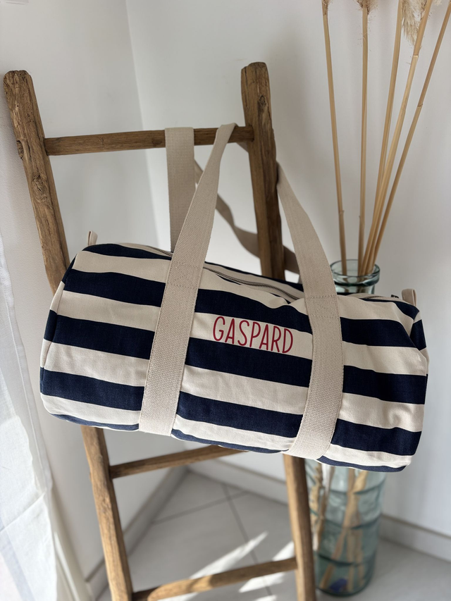 Sac polochon - Rayé