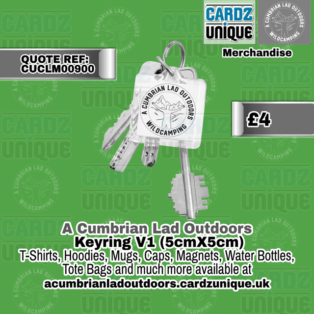 A Cumbrian Lad Outdoors (Keyring)(V1)