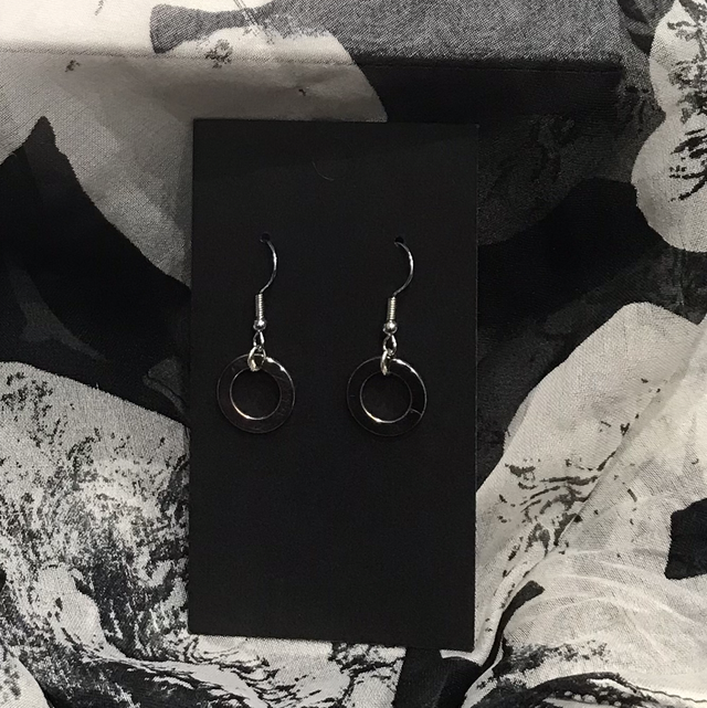 Silver Dangling Earrings- SDE149