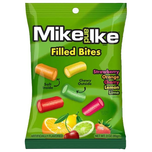 Mike and Ike Filled Bites 85g