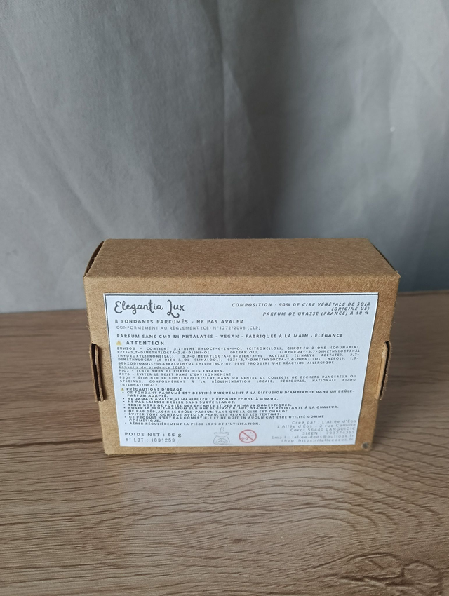 Fondants parfumés Elegantia Lux - Parfum élégance