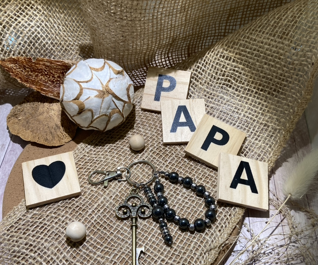 "Fête des Pères" Porte-clefs décapsuleur