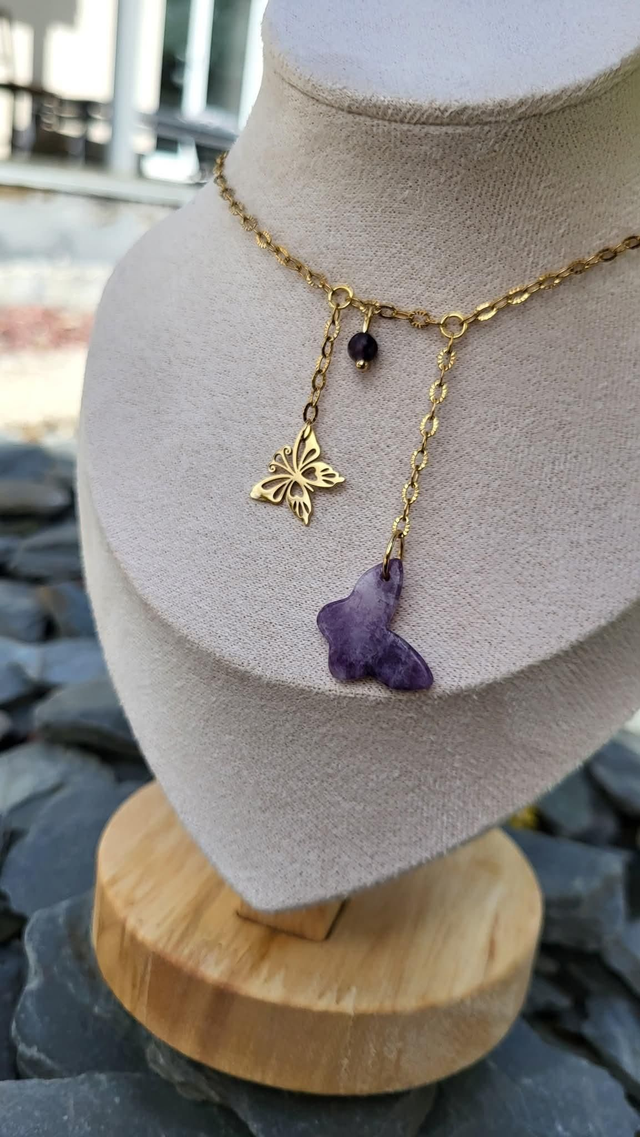 Collier Lépidorite