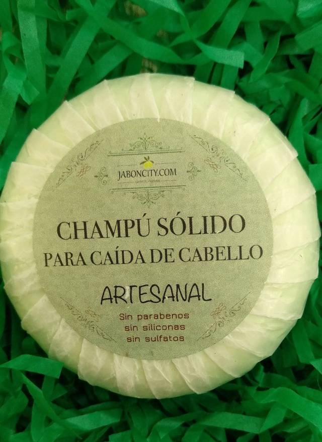 Champú sólido para  caída del cabello