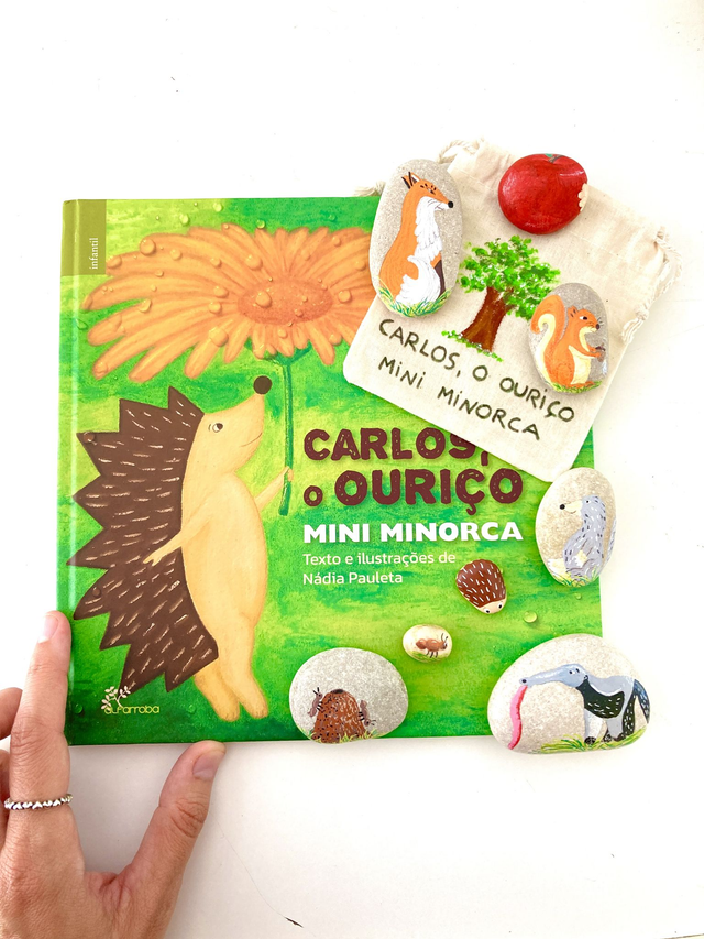 Pack Jogo + Livro “Carlos, o Ouriço Mini Minorca”