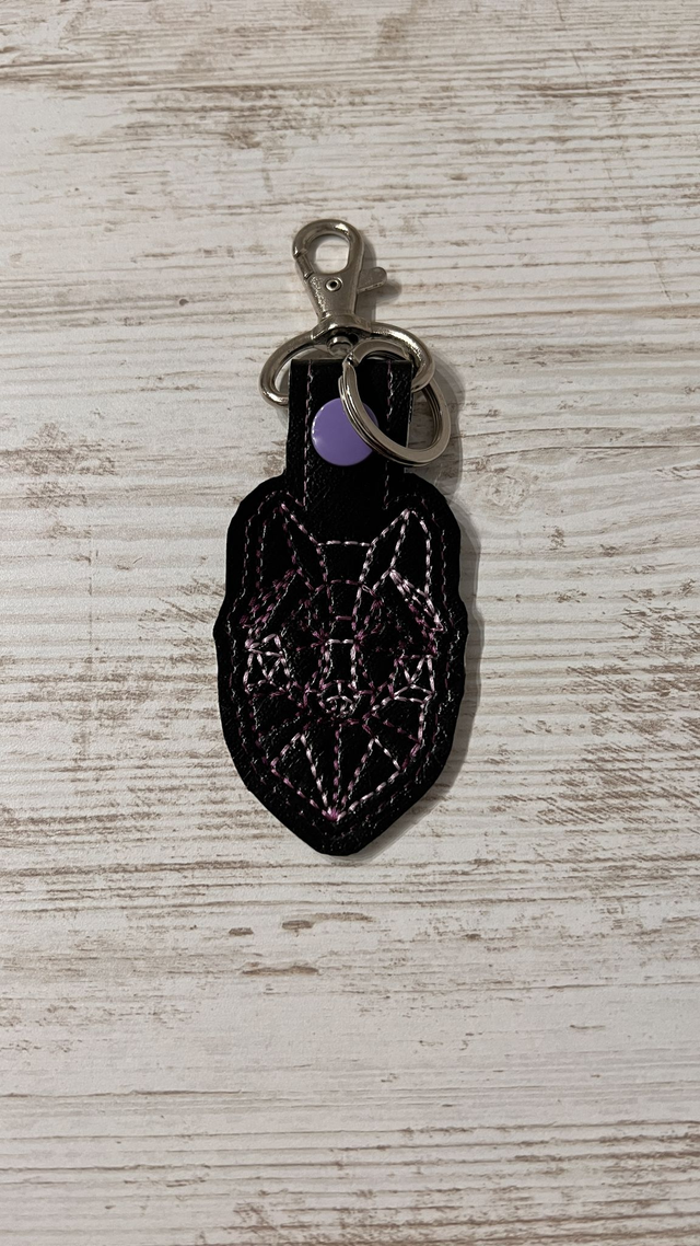 Porte-clés origami "loup"