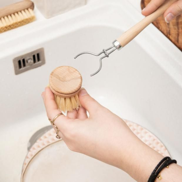 Tête amovible pour brosse vaisselle