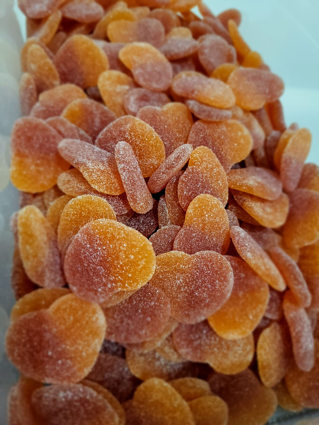 Jake coeurs de pêche sucrés (100g) halal