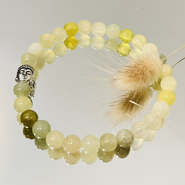 Jade de Chine 6 mm - Compassion - Confiance en soi - Intuition