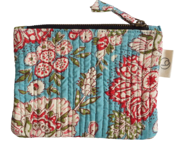 Pochette en coton imprimé N°5 - CLAIRE BEAUGRAND