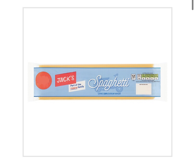 Pasta, Jack's Spaghetti 500g