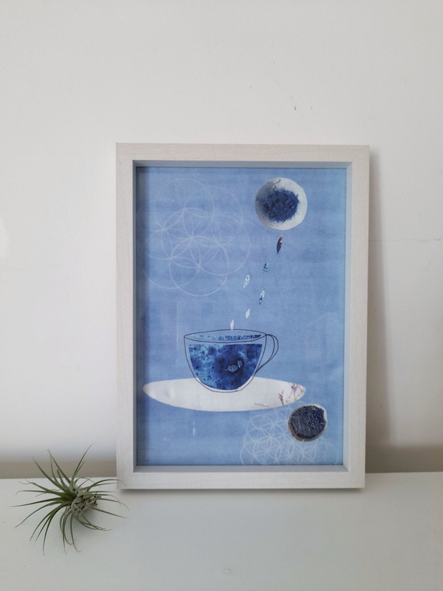 Illustration PRINT A4 - Larmes de lune