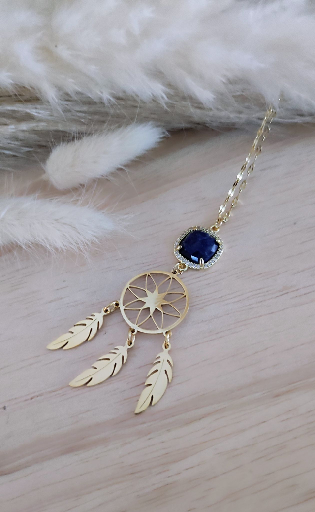 Collier "Lumière" Sodalite