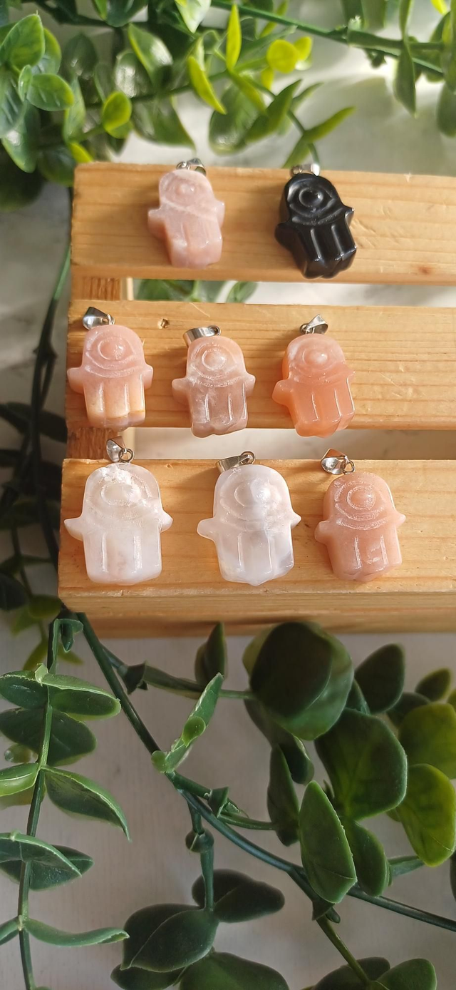 Hamsa 🪬 Hand Pendant on 925 Silver plated chain