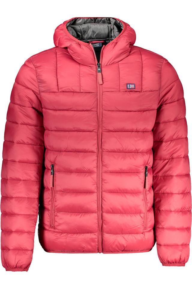 10489NORWAY 1963 GIUBBOTTO UOMO ROSSO