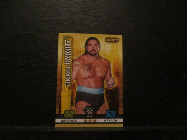 Tucker Knight - NXT Slam Attax 10th Edition Original Trading Card #224