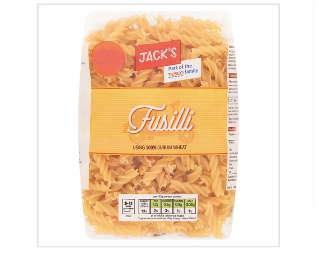 Pasta, Jack's Fusilli 500g