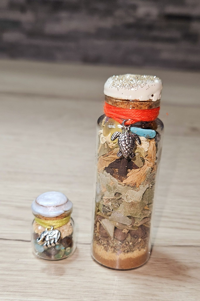 Spelljar (Amulette naturelle d’intention) "REUSSITE" 