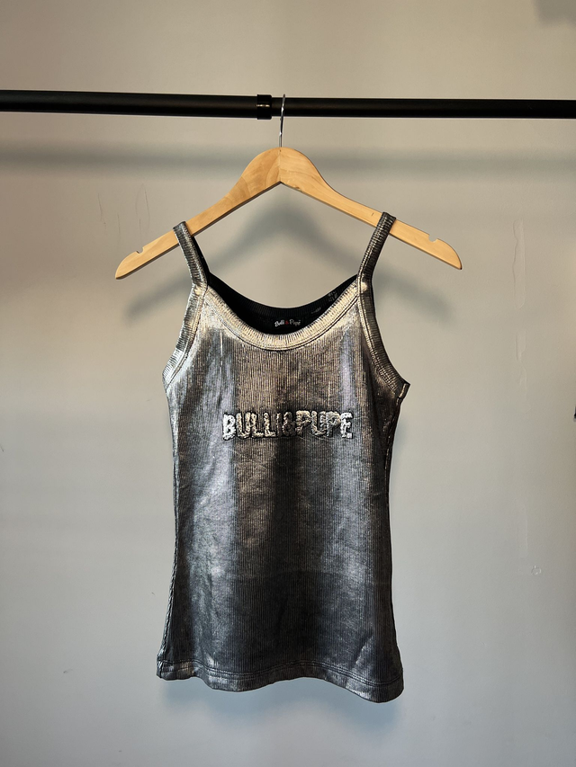 Silver tank top #0003