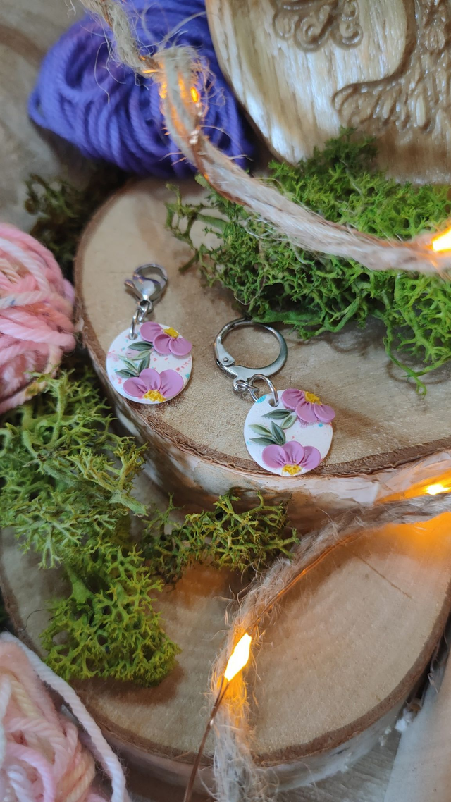 Marqueur amovible Terrazzo floral à l&#039;unité