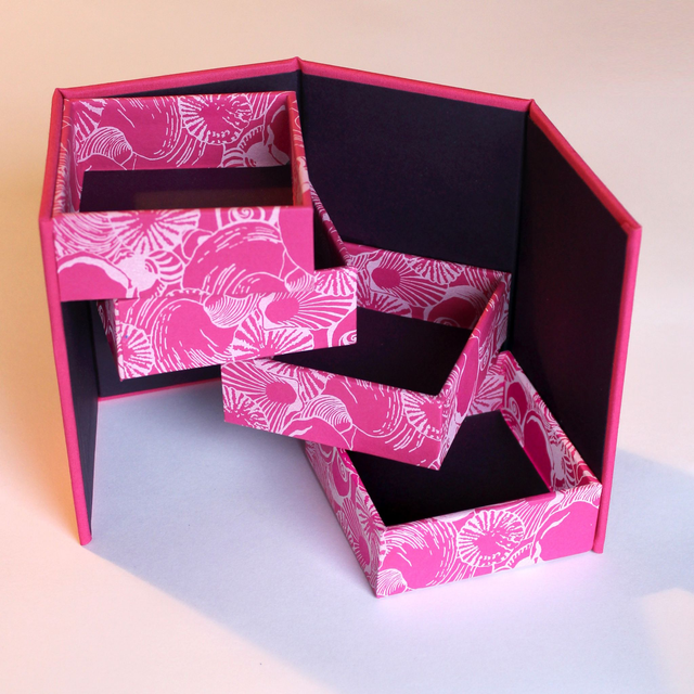 4 tier folding trinket box