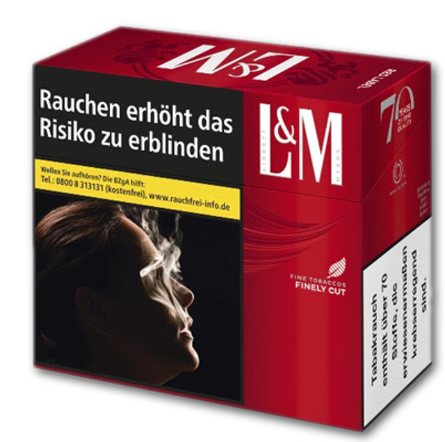 L&M Red Label 9XL-Box 28,00 € Zigaretten