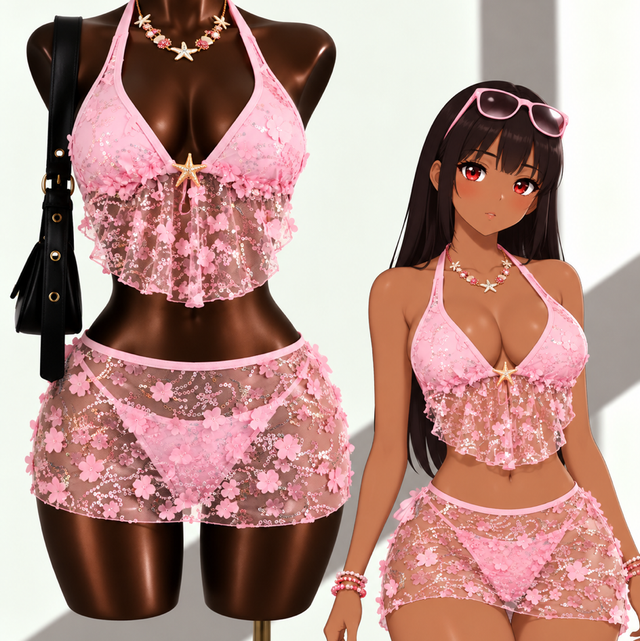 Bikini " Pink Paradise"